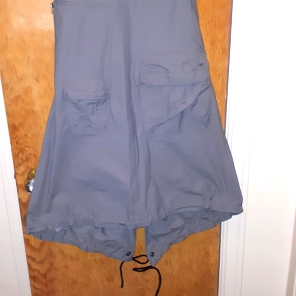 NWT g-star dress size 2 with pockets and fishtail detail. Green with gray colors - Picture 2 of 8